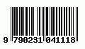 Barcode Monologue de l'Impacience Heureuse