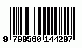 Code barre Lignes fugitives pour quatuor  cordes