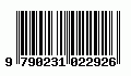 Code barre Mademoiselle Chante le Blues