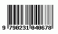 Codice a barre Mlodie Hispanique