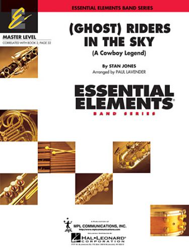 copertina (Ghost) Riders in the sky Hal Leonard
