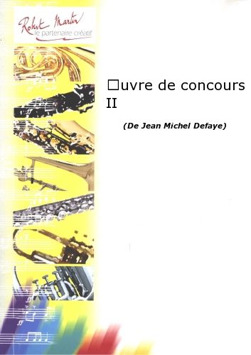 copertina uvre de Concours II Robert Martin