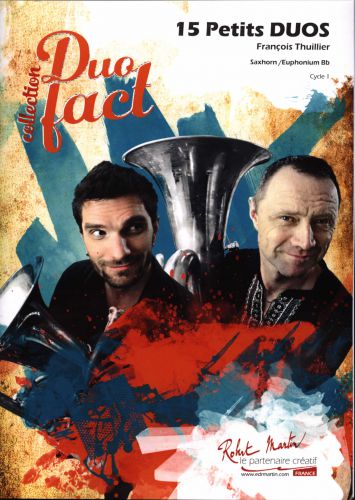 copertina 15 PETITS DUOS pour SAXHORN OU EUPHONIUM BB Editions Robert Martin