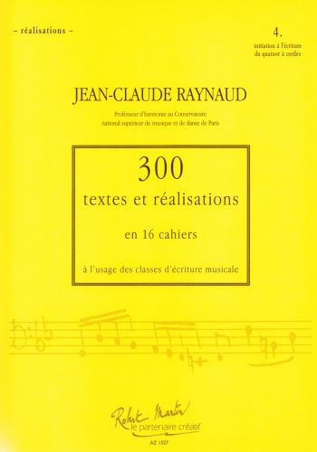 copertina 300 Textes et Realisations Cahier 4 (Realisations) Robert Martin