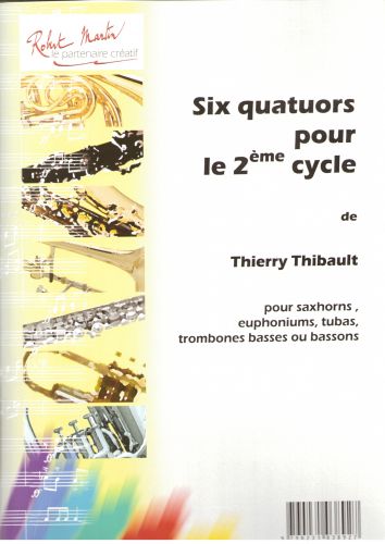 copertina 6 Quatuors Pour 2e Cycle Robert Martin