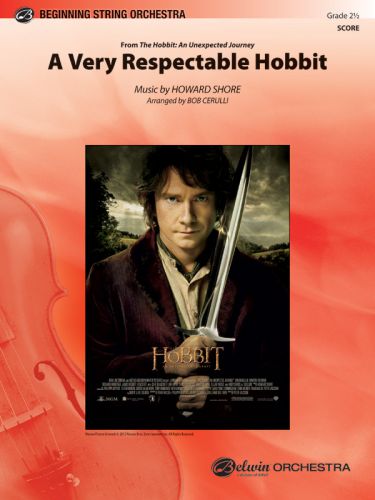 copertina A Very Respectable Hobbit (from The Hobbit: An Unexpected Journey) ALFRED