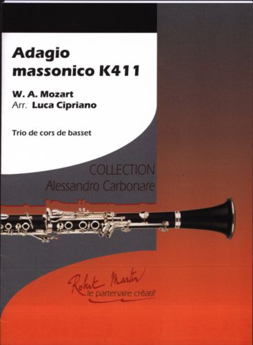 copertina ADAGIO MASSONICO K411 Robert Martin