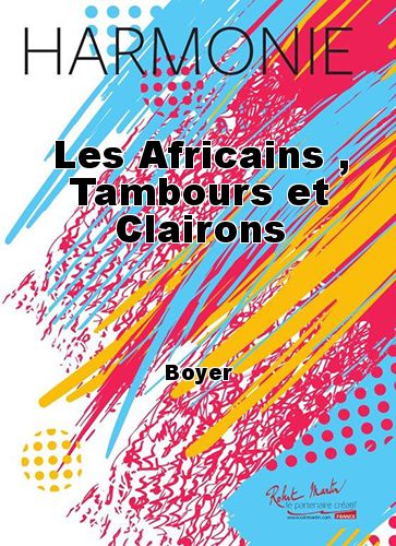 copertina Africani , tamburo e tromba Robert Martin