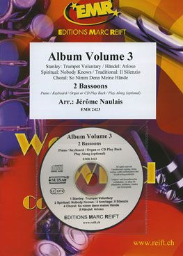 copertina Album Volume 3      4 Saxophones (SATB) Marc Reift