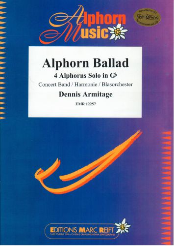 copertina Alphorn Ballad 4 Alphorns Solo in Gb Marc Reift