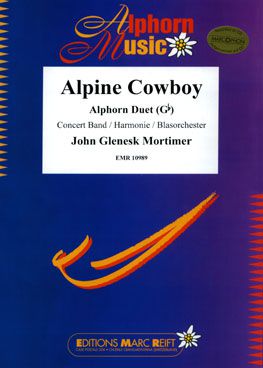 copertina Alpine Cowboy (2 Alphorns in Gb Solo) Marc Reift