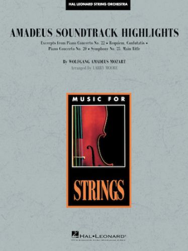copertina Amadeus Soundtrack Highlights Hal Leonard