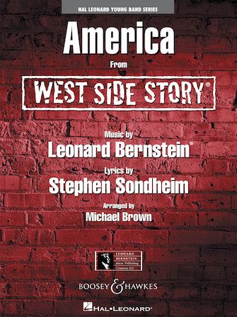 copertina AMERICA FROM WEST SIDE STORY ORCHESTRE D'HARMONIE De Haske