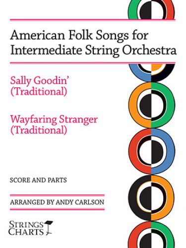 copertina American Folk Songs For Beginning String Orch. Hal Leonard