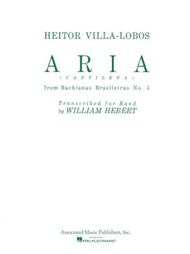 copertina Aria (cantilena) from Bachianas Brasilieras No. 5 Schirmer