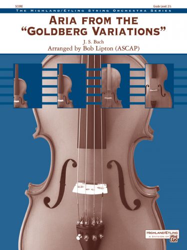 copertina Aria from the Goldberg Variations ALFRED