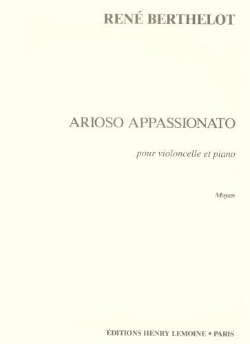 copertina Arioso appassionato Editions Henry Lemoine