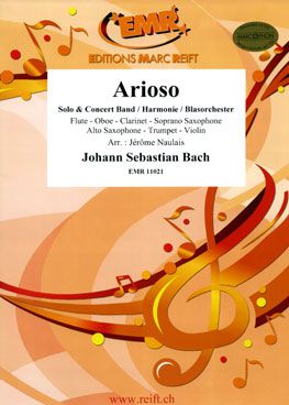 copertina Arioso SOLO for Flute, Oboe, Clarinet, Soprano Sax, Alto Sax, Trumpet or Violin Marc Reift