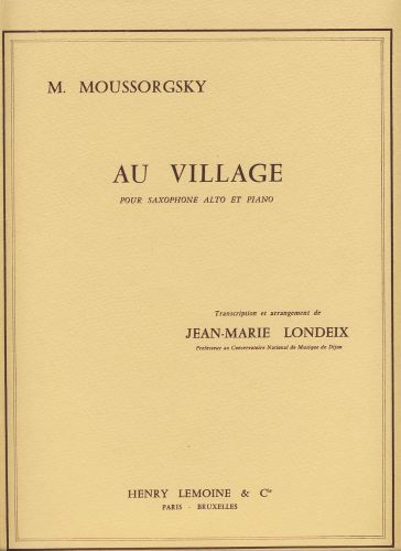 copertina Au Village Editions Henry Lemoine