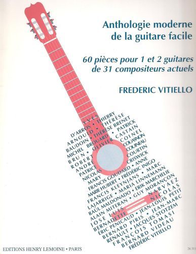 copertina Aujourd'hui la guitare Vol.2 Editions Henry Lemoine