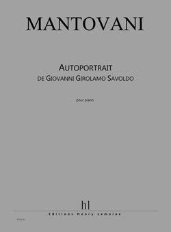 copertina Autoportrait de Giovanni Girolamo Savoldo Editions Henry Lemoine