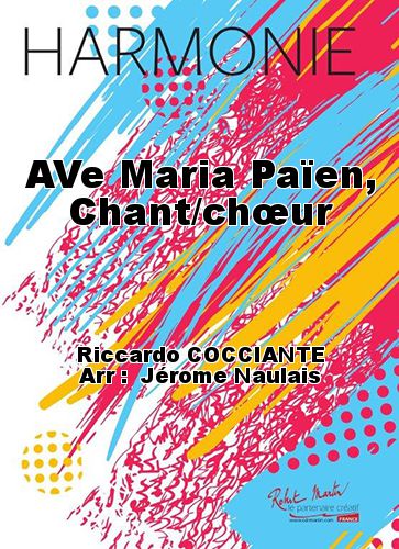 copertina AVe Maria Paen, Chant/chur Robert Martin