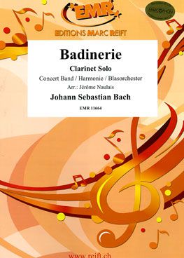 copertina Badinerie Clarinet Solo Marc Reift
