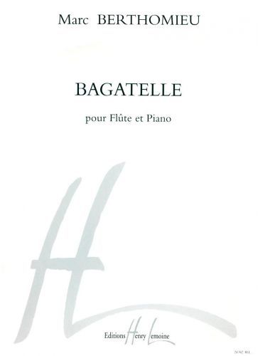copertina Bagatelle Editions Henry Lemoine