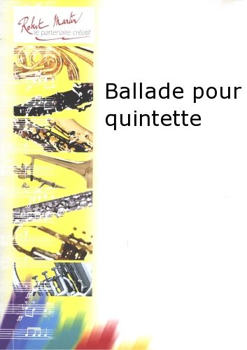 copertina Ballade Pour Quintette Robert Martin