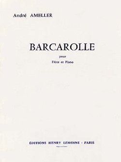 copertina Barcarolle Editions Henry Lemoine