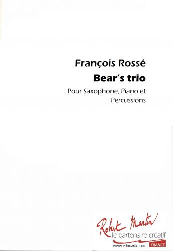 copertina Bear's trio Editions Robert Martin
