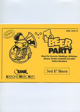 copertina Beer Party (3rd Eb Horn) Marc Reift