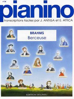 copertina Berceuse - Pianino 28 Delrieu