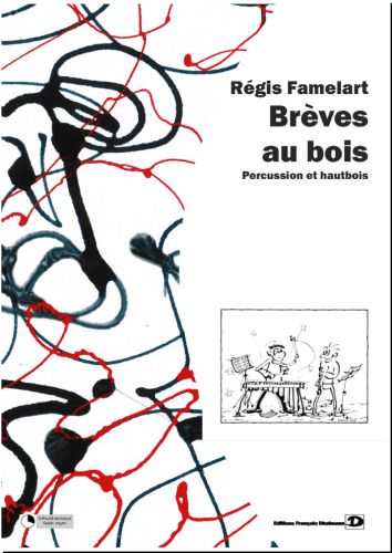 copertina Breve au bois  Percussion et hautbois Dhalmann