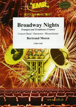 copertina Broadway Nights (3 Trumpets & 3 Trombones Solo) Marc Reift