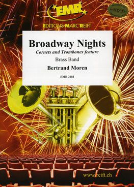 copertina Broadway Nights (4 Cornets & 3 Trombones Solo) Marc Reift