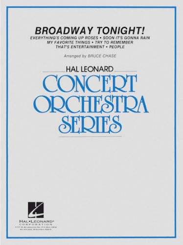 copertina Broadway Tonight Hal Leonard