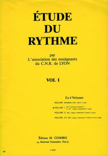 copertina C.N.R. de Lyon - Etude du rythme Vol.1 Combre