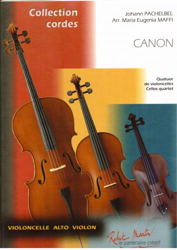 copertina Canon Pour Quatre Violoncelles Editions Robert Martin