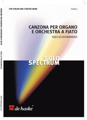 copertina Canzona Per Organo E Orchestra a Fiato De Haske