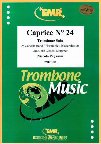 copertina Caprice N 24 Trombone Solo Marc Reift