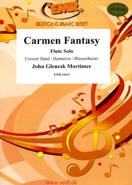 copertina Carmen Fantasy Flute Solo Marc Reift