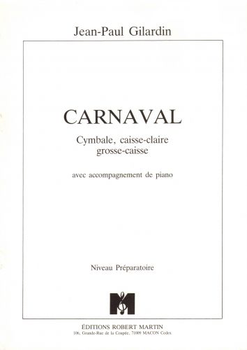 copertina CARNEVALE Editions Robert Martin