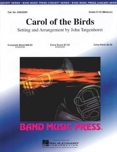 copertina Carol of the Birds Hal Leonard