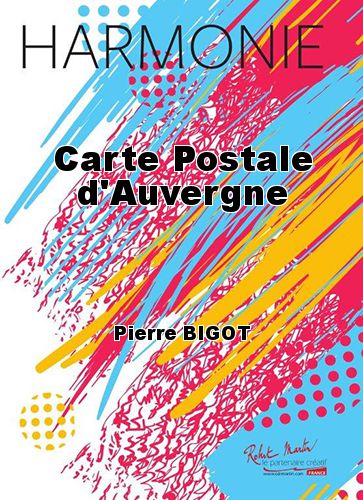 copertina Cartolina di Auvergne Robert Martin
