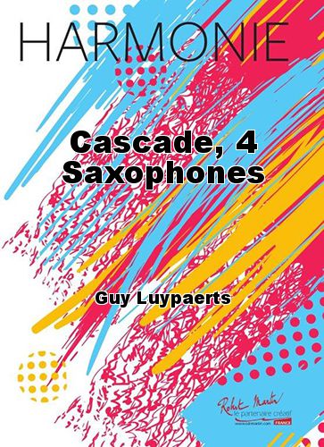 copertina Cascade, 4 Saxophones Robert Martin