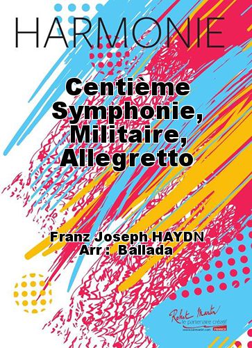copertina Centime Symphonie, Militaire, Allegretto Robert Martin
