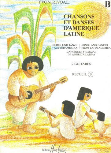 copertina Chansons et danses d'Amrique latine Vol.B Editions Henry Lemoine
