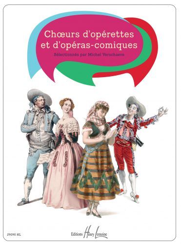 copertina Choeurs d'op�rettes et d'op�ras comiques Editions Henry Lemoine