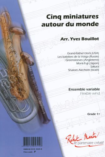 copertina CINQ MINIATURES AUTOUR DU MONDE Editions Robert Martin